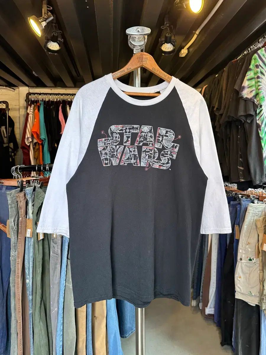 100 スター・ウォーズ Star Wars プリンティング Tシャツ