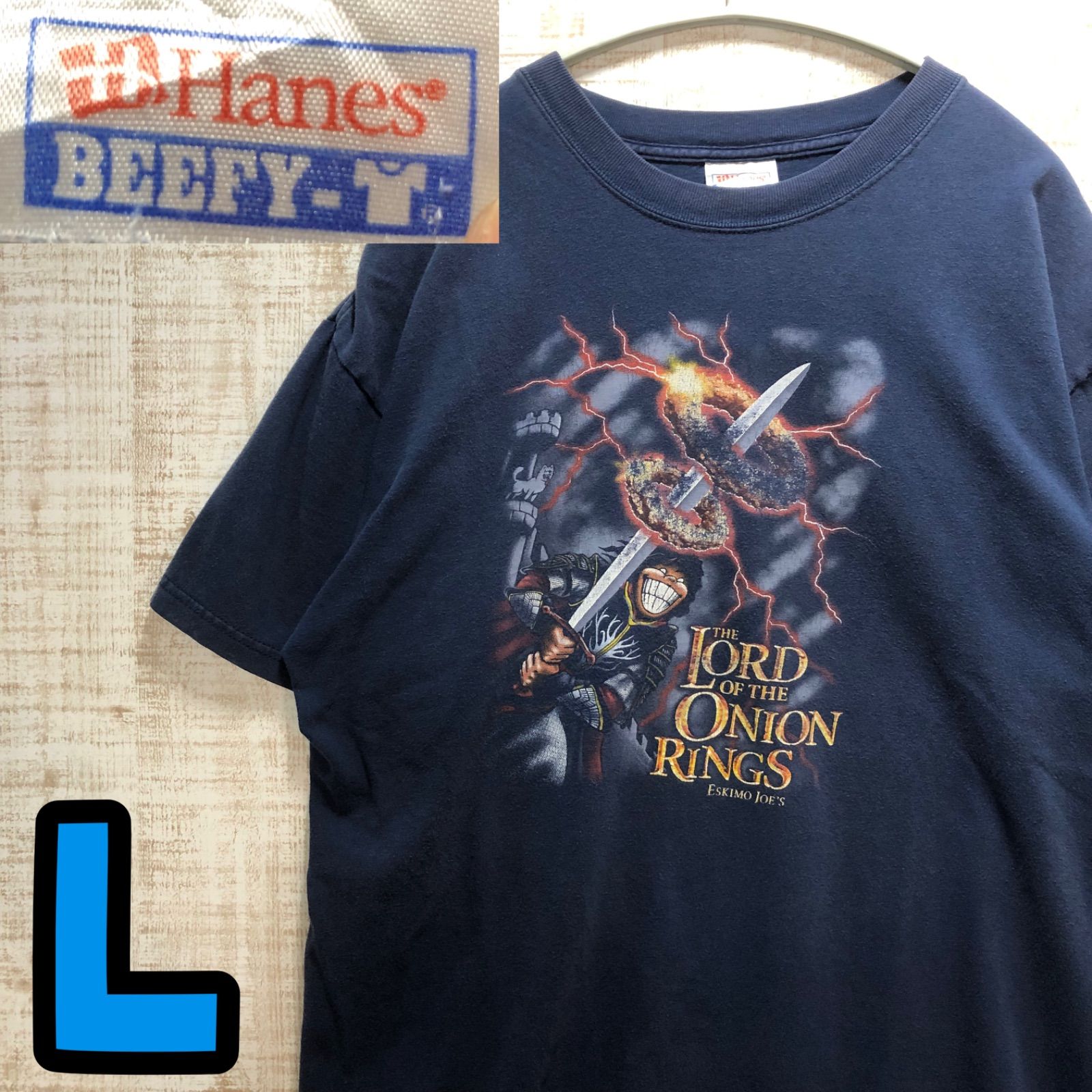 T8582 Hanes Tシャツ ムービーT パロディ USA製 90's