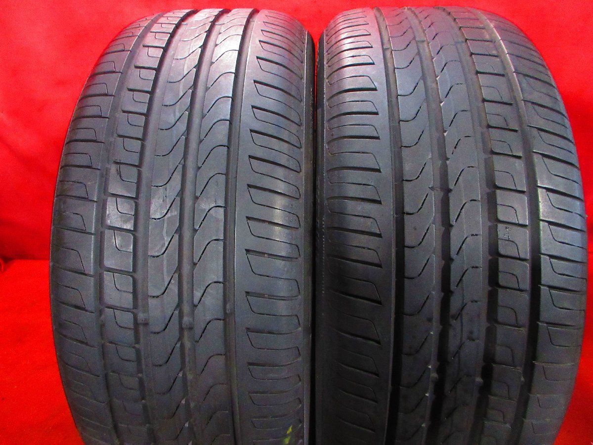 タイヤ 2本 245/50R18 ピレリ PIRELLI CINTURATO P7 バリ バリ山 18インチ 送料無料★16913T
