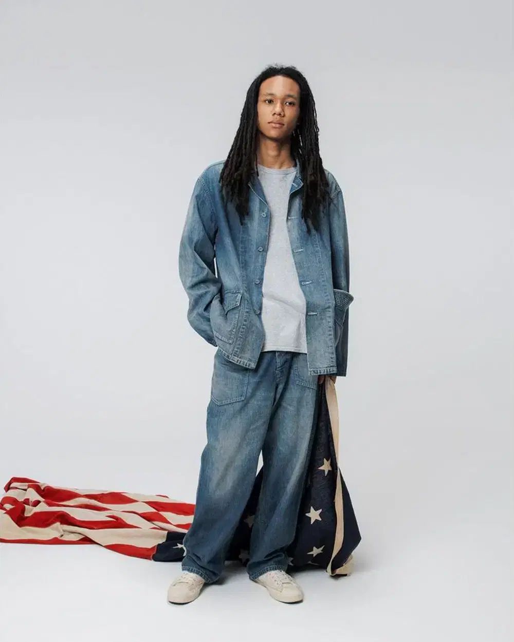 ARMY M35 US DENIM TROUSERS BOWWOW - トラウザーズ BOWWOW＞ BOW 