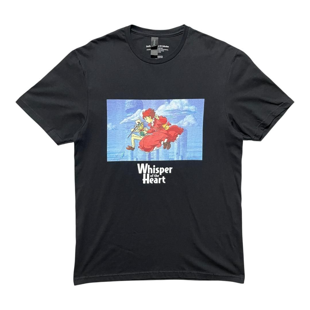 海外版 公式 オフィシャル スタジオジブリ 映画 Whisper of the Heart 耳をすませば Tシャツ メンズL スノーマン 岩本照 さん着用 アニメ 宮崎駿 BA4034