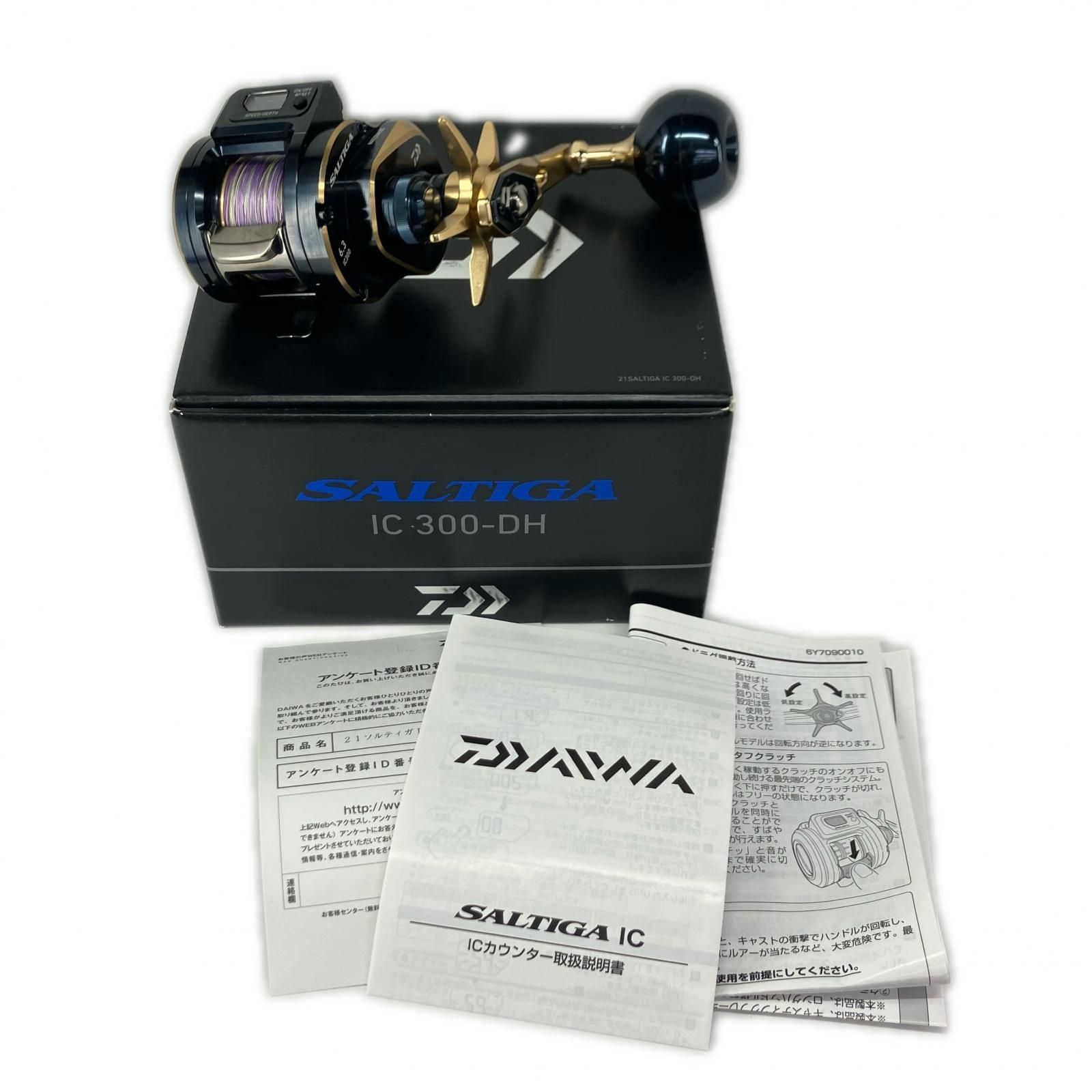 （値段交渉可）中古美品　ダイワの21ソルティガIC300 DAIWA ダイワ リール 両軸リール 21ソルティガIC 300-DH 00631546