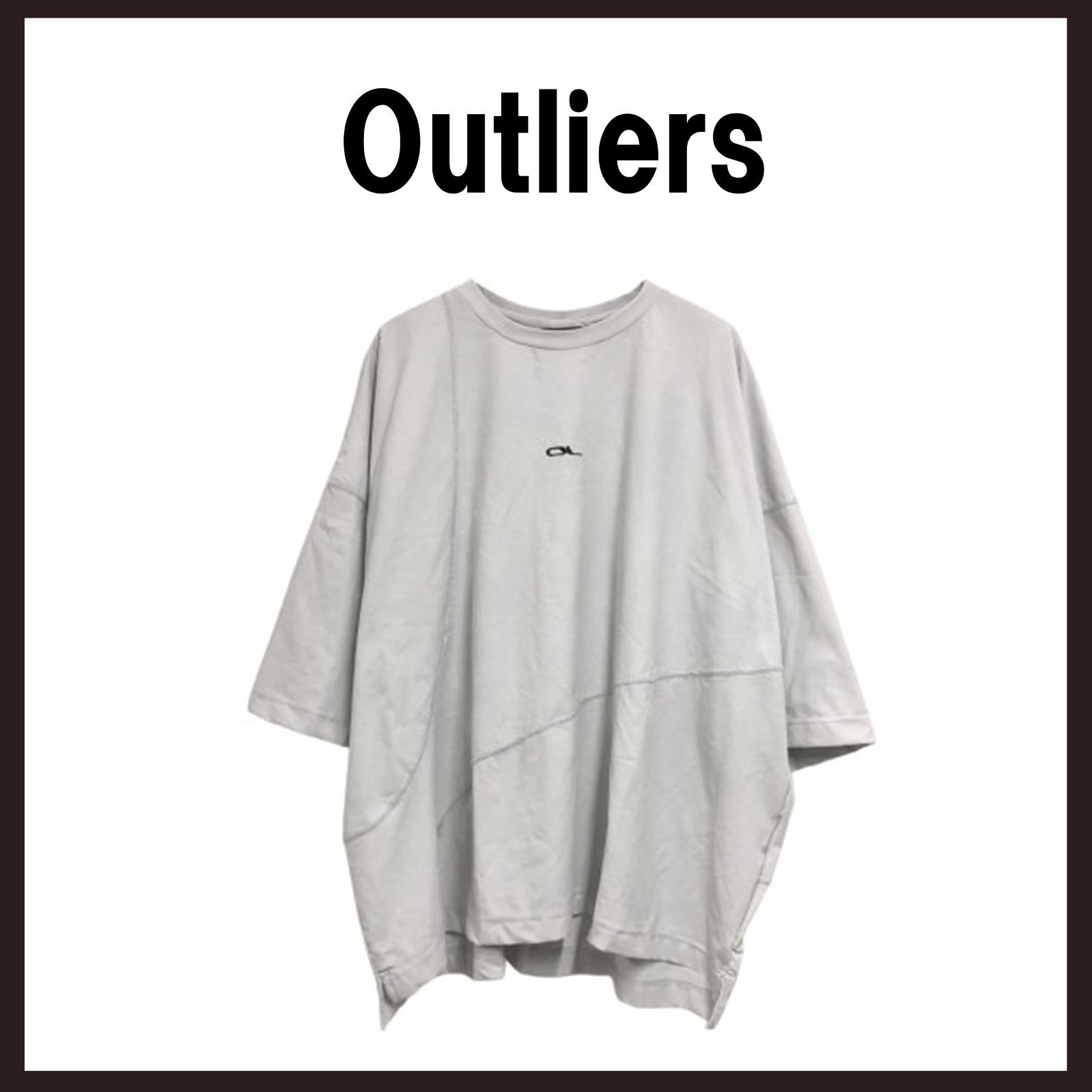 訳有り 未使用　Outliers（アウトライヤーズ）　スウィッチング Tシャツ　2　ライトグレー