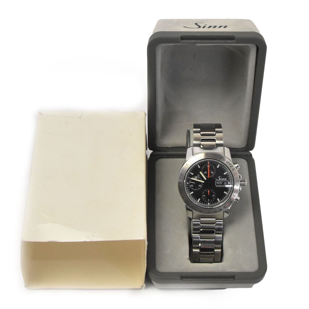 値下 ジン Sinn 303 AUTOBAHN クロノグラフ デイデイト 自動巻き