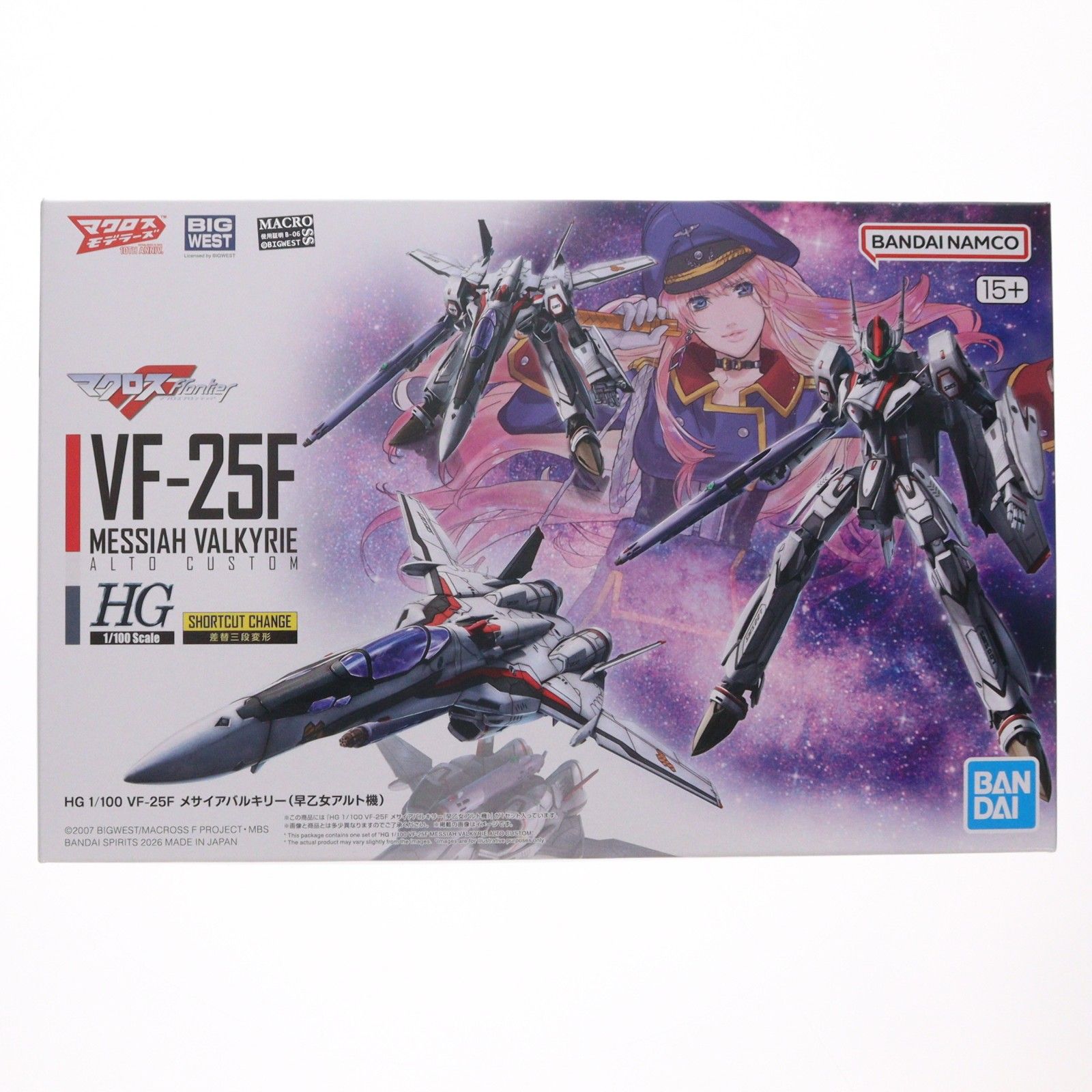 模型・プラモデル HG メサイアバルキリー(早乙女アルト機) デラックス