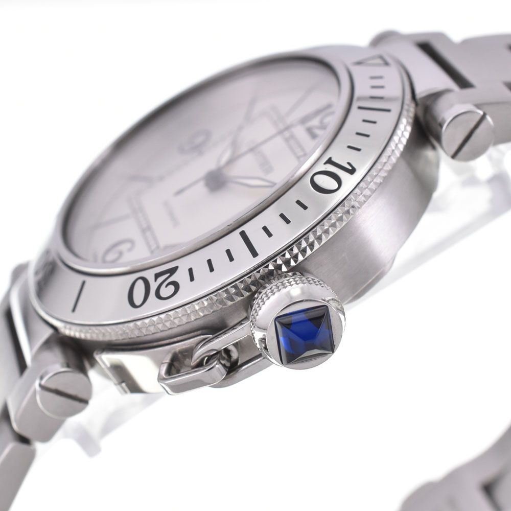 値下 カルティエ CARTIER W31080M7 パシャ シータイマー 自動巻き
