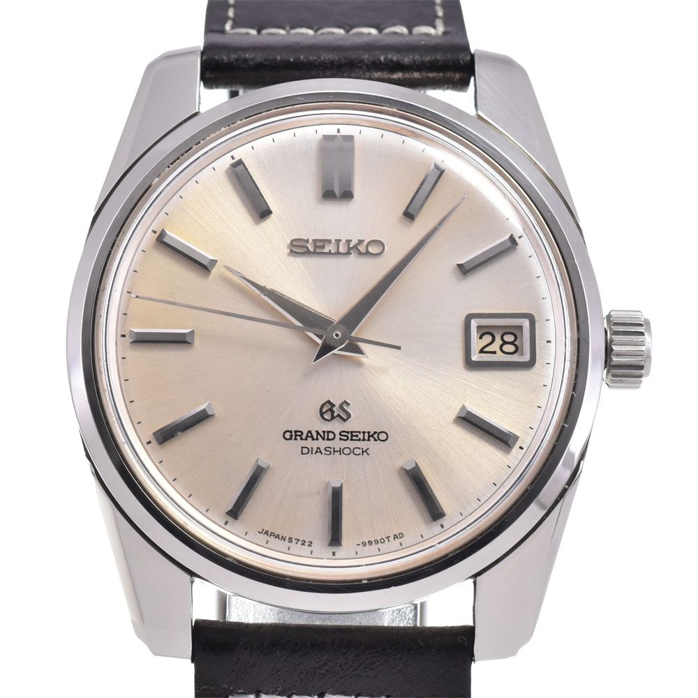 値下 セイコー SEIKO 5722-9991 グランドセイコー DAISHOK　デイト 手巻き メンズ 良品 N#145804