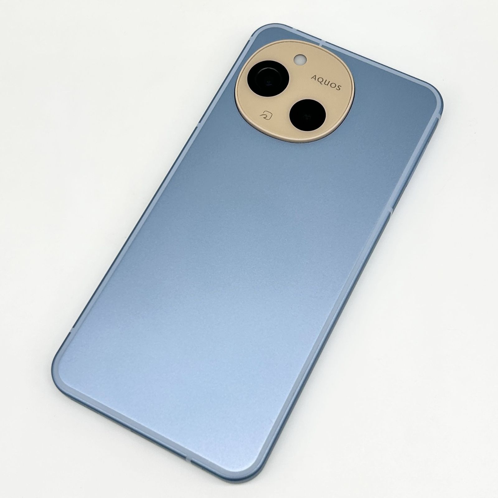即配【美品】SBM◯ SHARP AQUOS sense9 128GB A405SH ブルー 電池良好