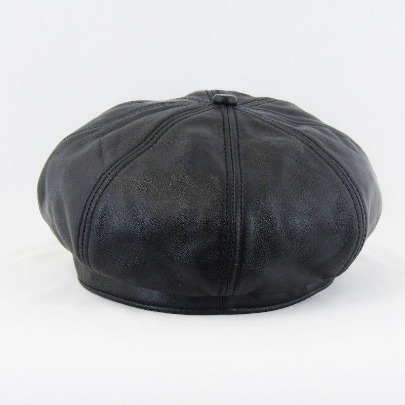 Schott ショット キャスケット 782-2974001 LEATHER NEWSBOY CAP