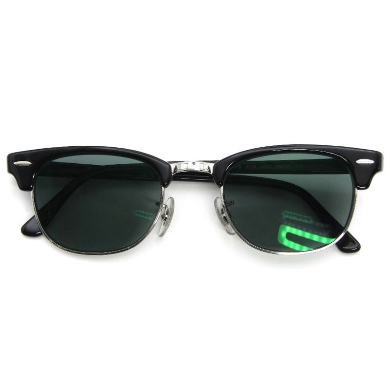 Ray-Ban レイバン メガネフレーム RB5154 CLUBMASTER OPTICS 度入り 中国製 クラブマスター ブロウ 2000 ブラック/シルバー 54001106 Ray-Ban レイバン メガネフレーム RB5154 CLUBMASTER OPTICS 度入り