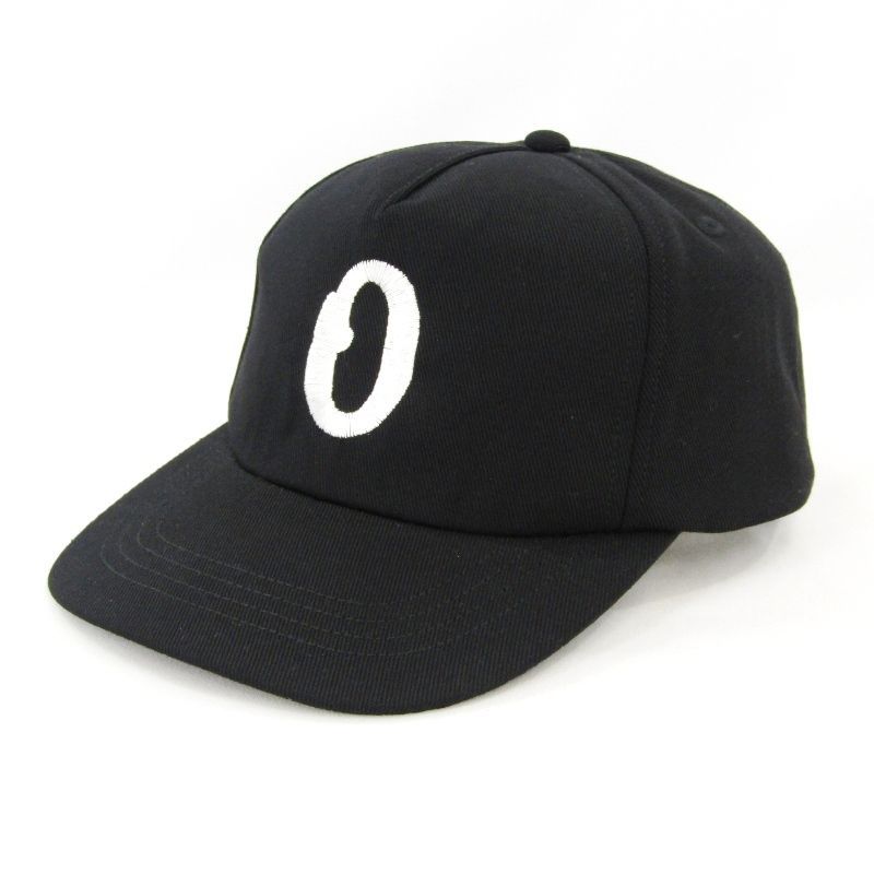 美品 OVY オヴィ ベースボールキャップ OVY Initial Cap 0132 日本製 ブラック 黒 47000201