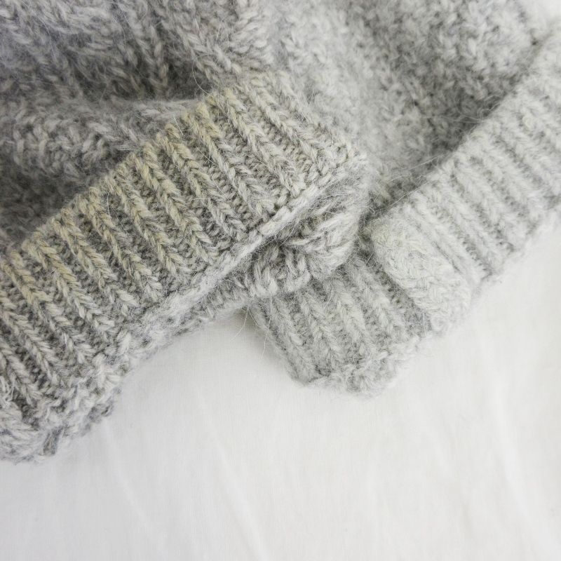 YOKE ヨーク クルーネック ニット YK20AW0160S CROSSING CABLE CREW NECK KNIT セーター  グレー 2  99001158 YOKE ヨーク クルーネック ニット YK20AW0160S CROSSING CABLE CREW