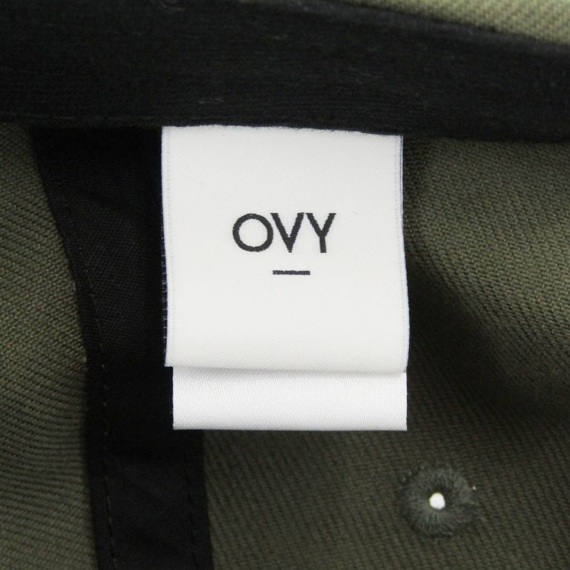 OVY オヴィ ベースボールキャップ Vintage French Drill 6 Panel Cap