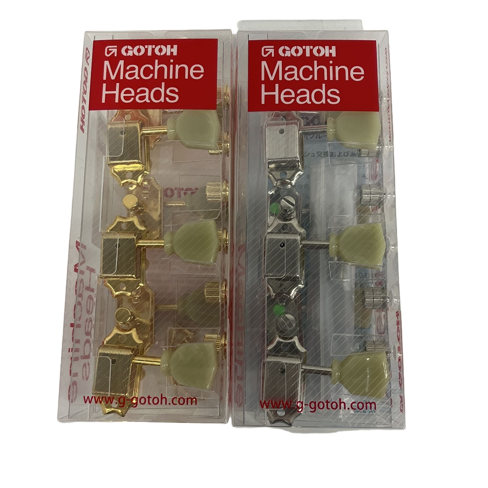 GOTOH SD90 SD90-MG Machine Heads ニッケル ゴールド ギターペグ 2点セット ギター用品 ゴトー 未使用 S11371131