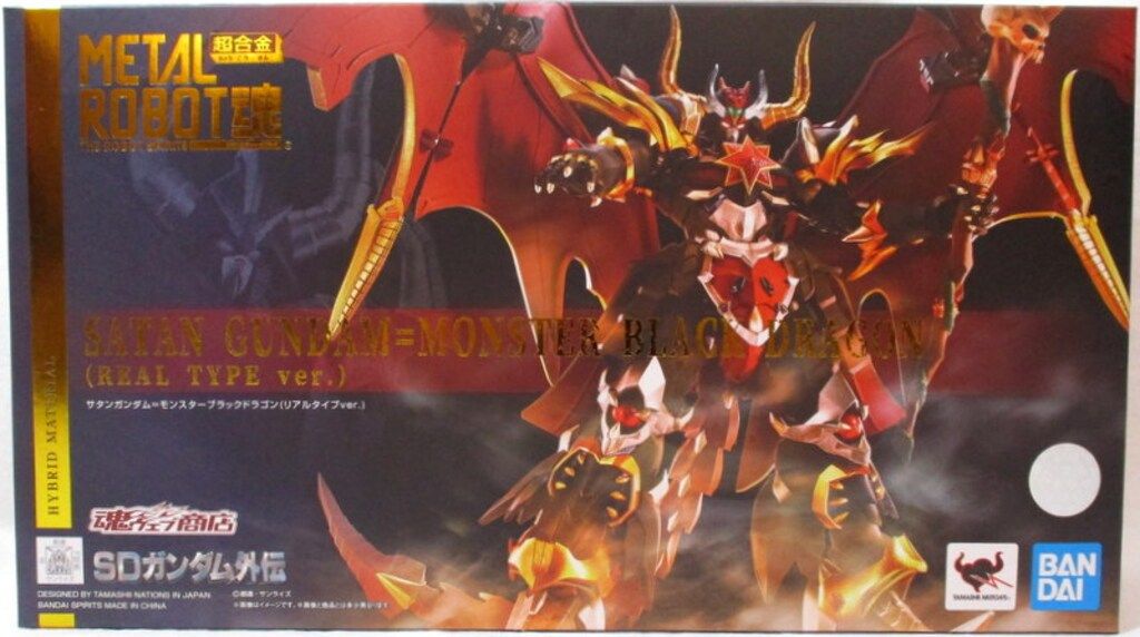 BANDAI SPIRITS METAL ROBOT魂 SDガンダム外伝 ラクロアの勇者 サタンガンダム =モンスターブラックドラゴン リアルタイプver.