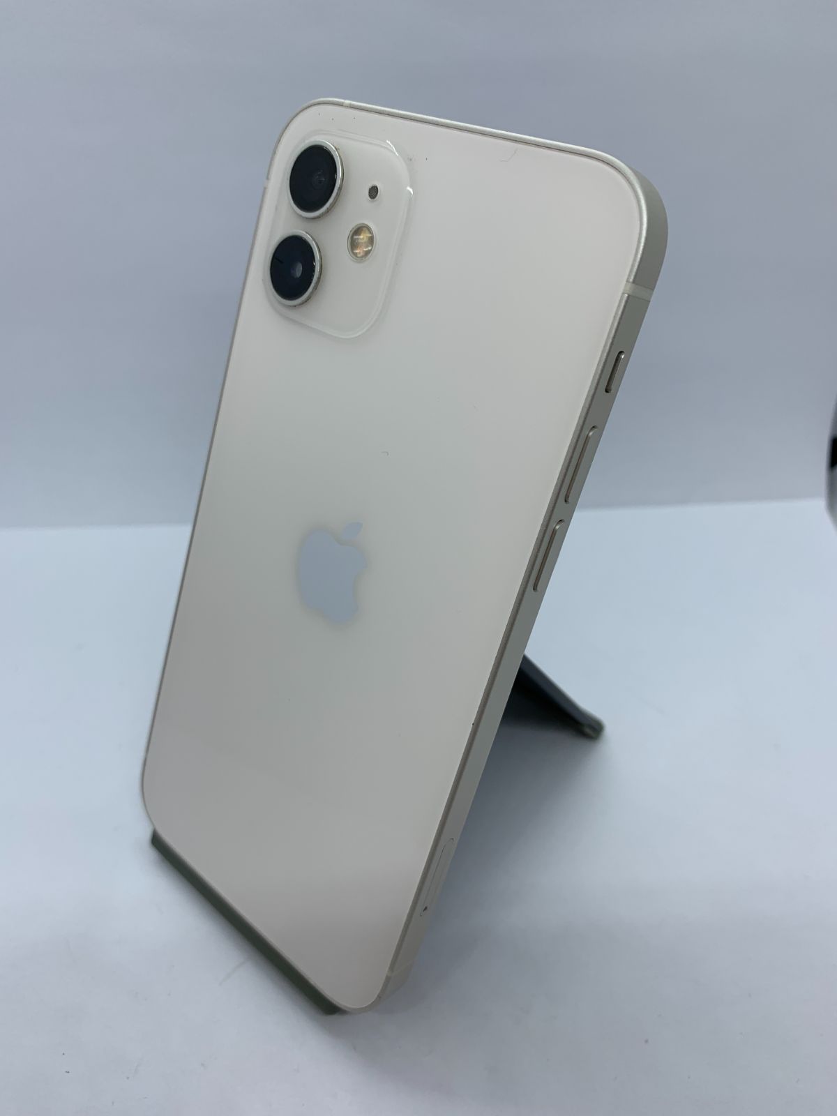 iPhone12 128GB ホワイト　画面傷あり　バッテリー80%【送料無料】 中古・バッテリー劣化・フレームキズ有・画面キズ有・画面異常有