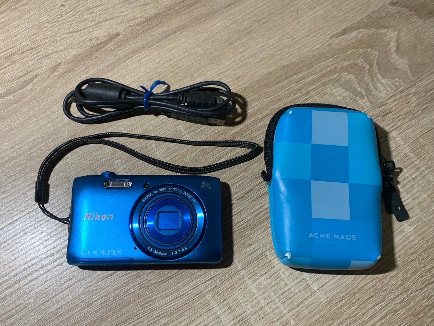 1902 Nikon COOLPIX S3600 ブルー やや訳あり【ネ】