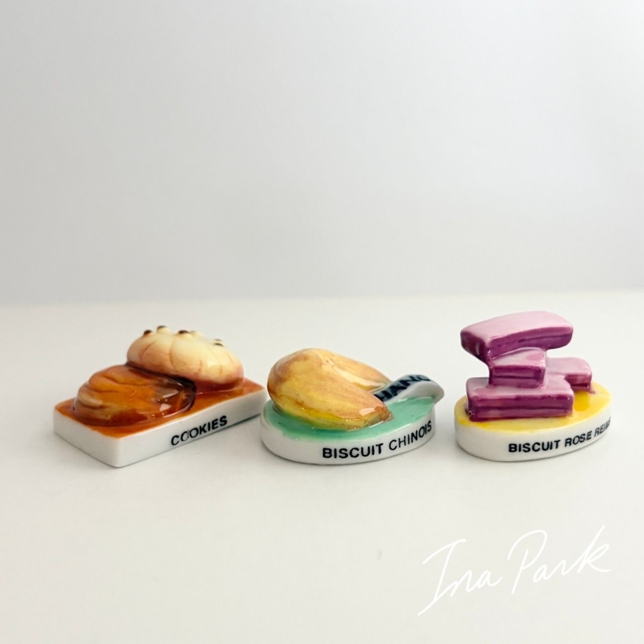 フランスのビスケット フェーヴ フェーブ フランス製 ミニチュア 陶器