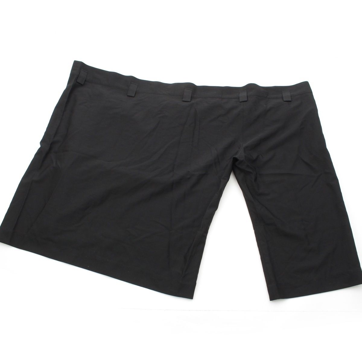 ワイズ アシンメトリー ラップ ワイド パンツ ボトムス YY-P14-100 ブラック 2【中古】
