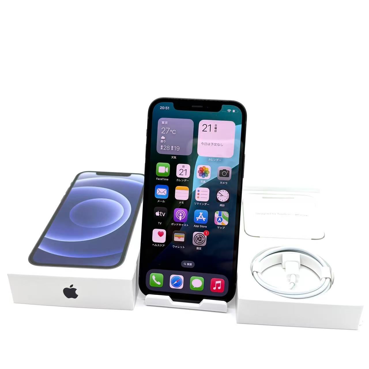 iPhone 12 64GB ブラック Sランク新品 - メルカリ