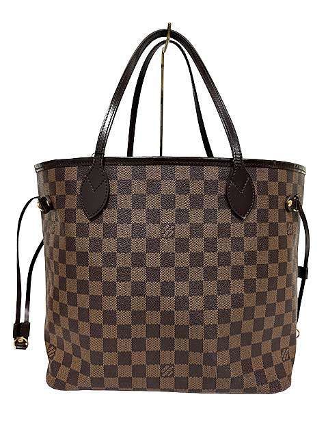 【中古】LOUIS VUITTON ルイヴィトン トートバッグ ダミエ ネヴァーフルMM N51105 エベヌ＿s23＿セルモアから出品＿s-1068-r23