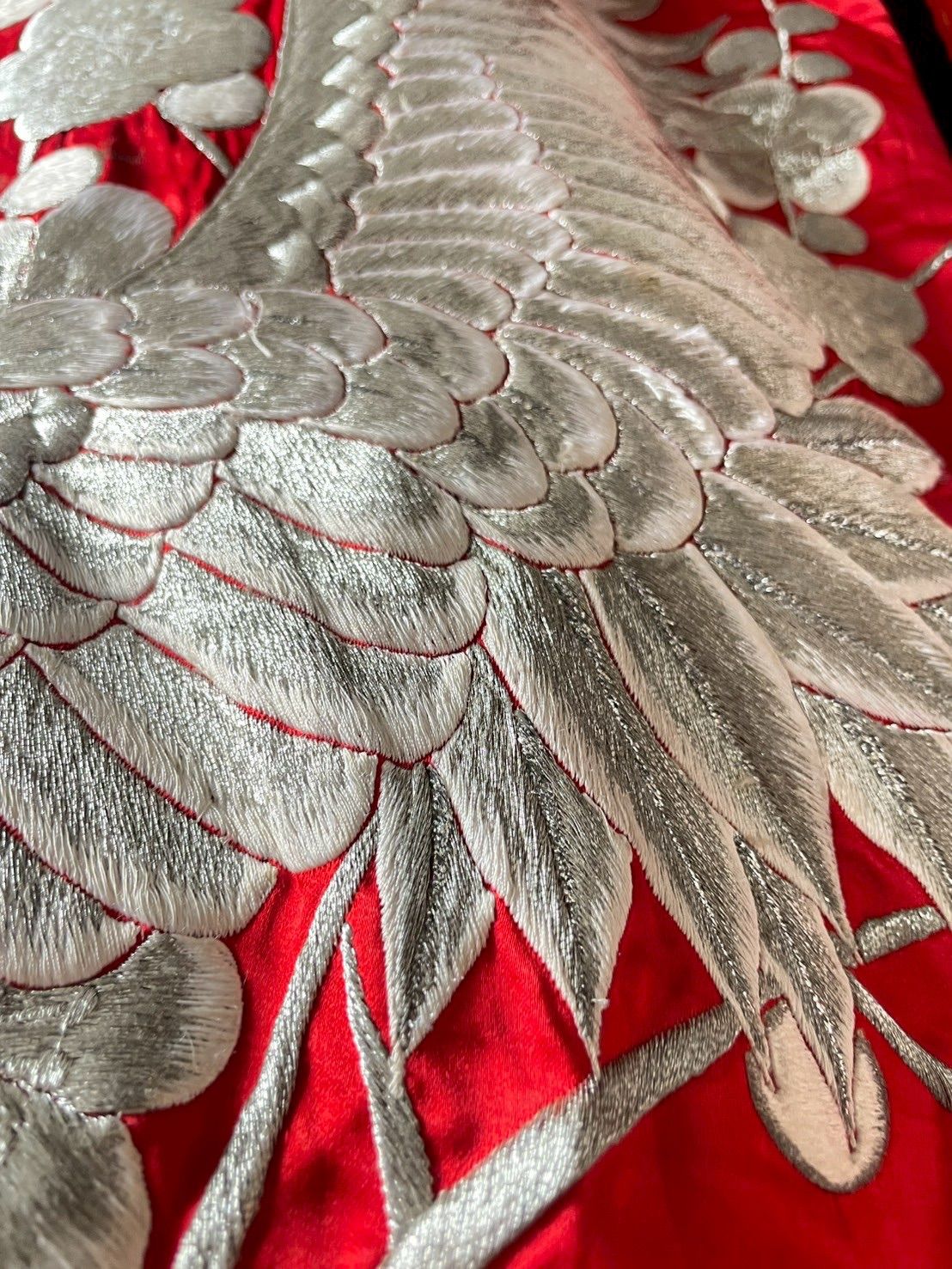 専用　鶴の刺繍 豪華な色打掛 豪華刺繍 色打掛 鶴・梅文様】 - メルカリ