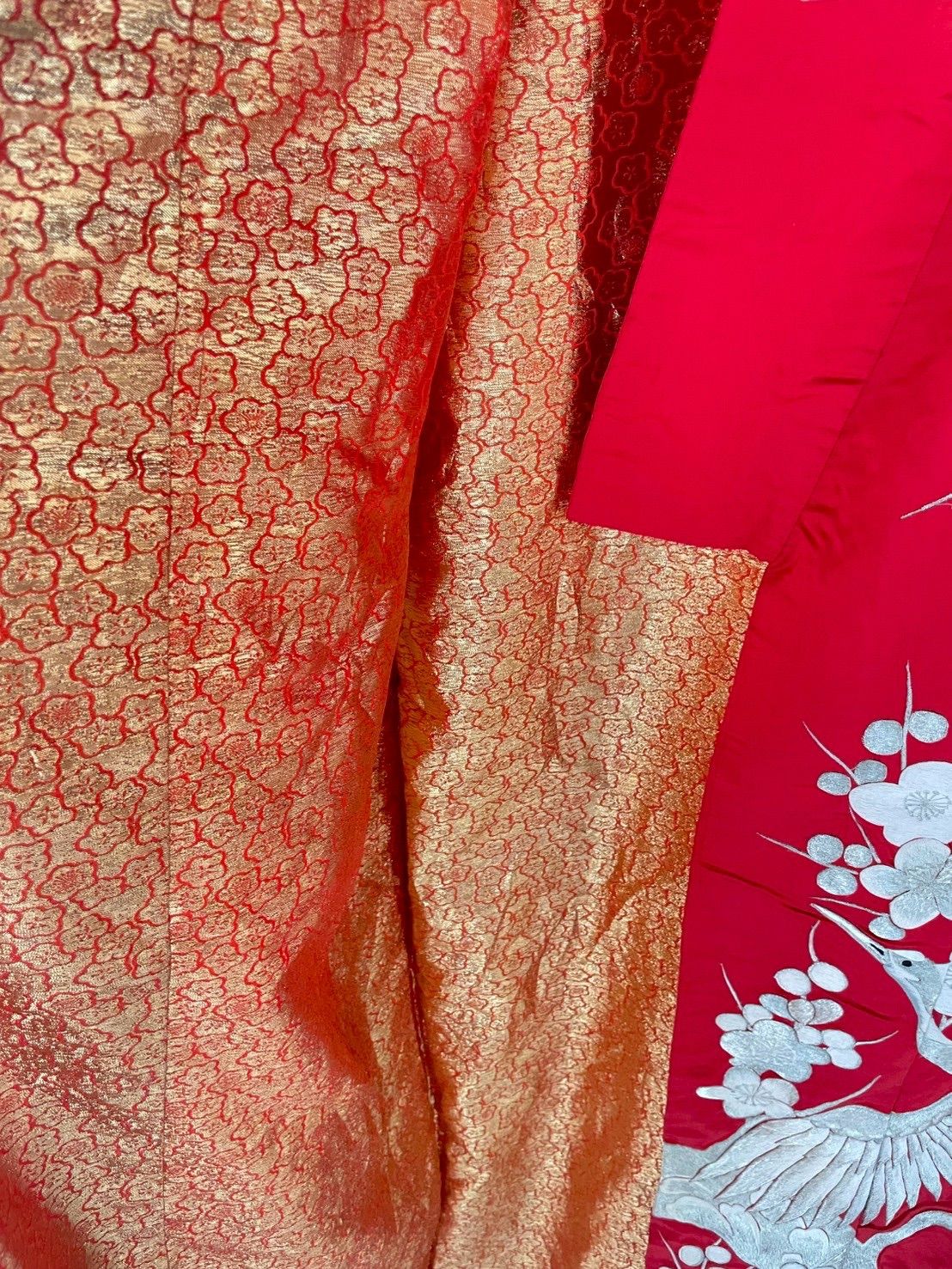 豪華刺繍 色打掛 鶴・梅文様】 - メルカリ