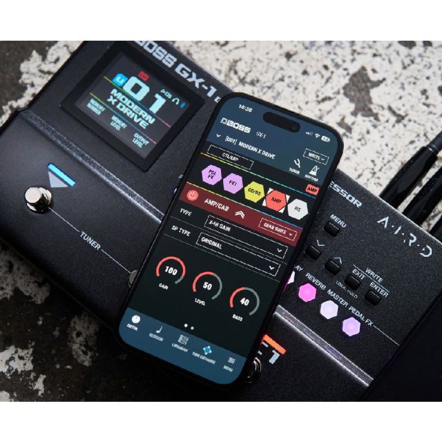 BOSS ボス GX-1 Guitar Effects Processor + GX-1 の教科書 + シールド