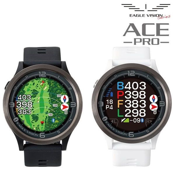 EAGLEVISION ACE PRO イーグルヴィジョン エースプロ GPS ゴルフナビ 距離測定器 スコア記録 カラー液晶 ゴルフ EV-337 ブラック
