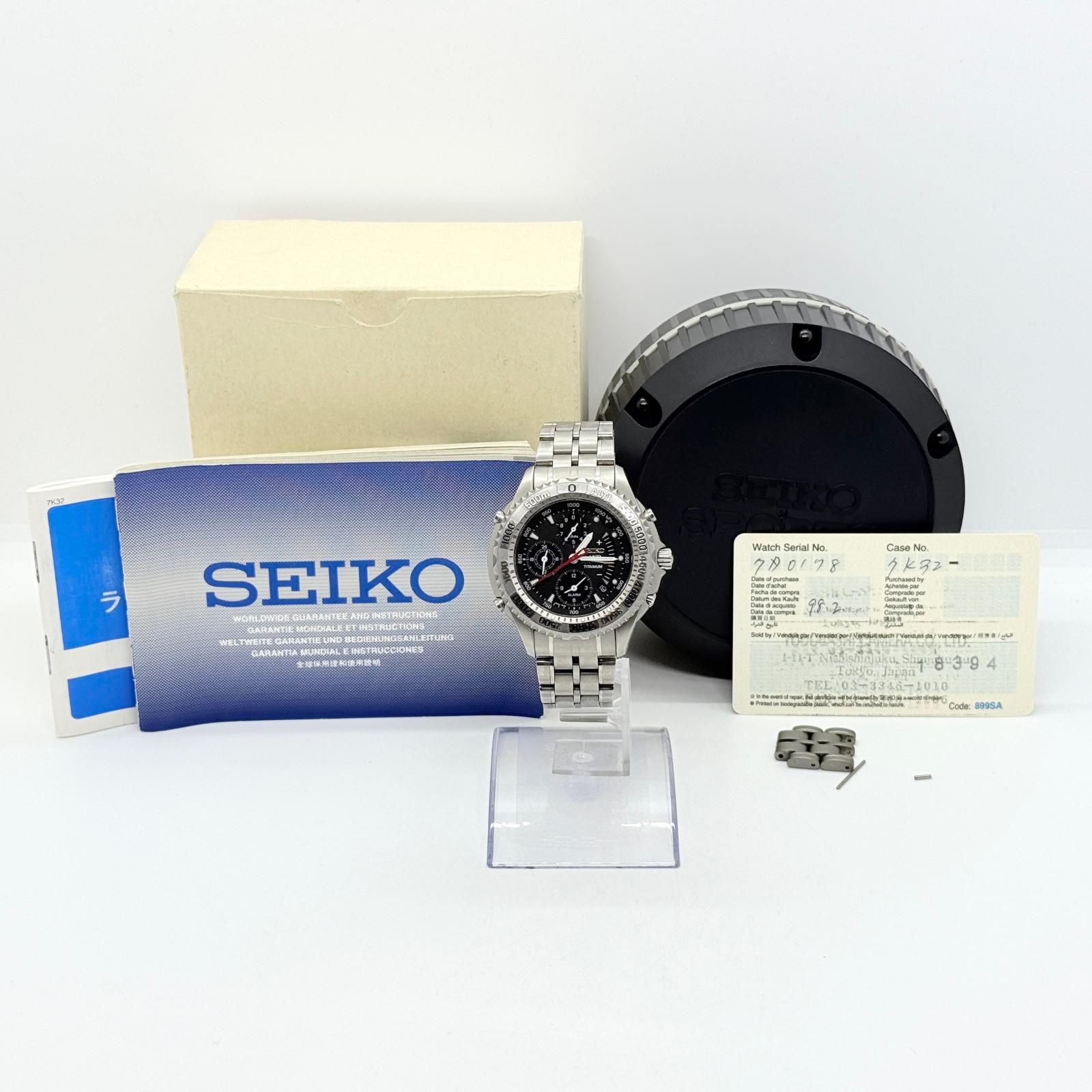 SEIKO セイコー LAND MASTER ランドマスター サミッター 7K32-0A10