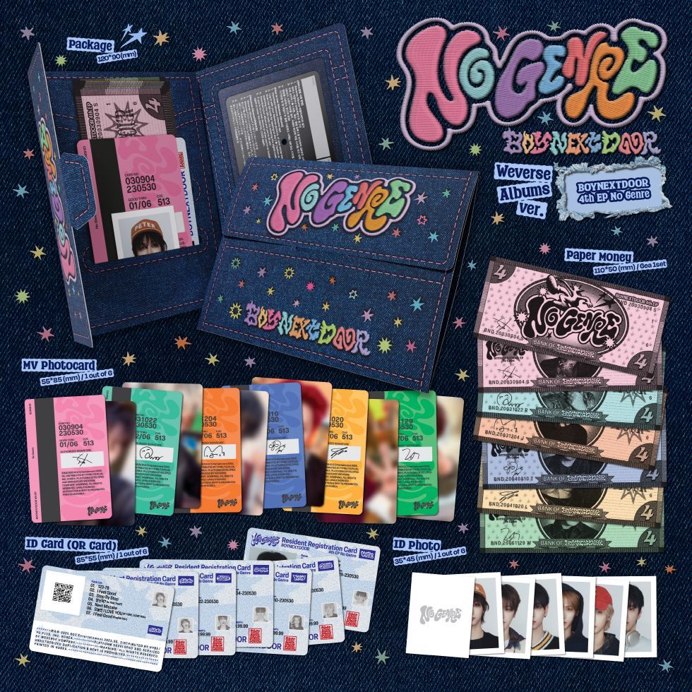 新品・未開封】 BOYNEXTDOOR 4th EP No Genre Weverse Albums ver