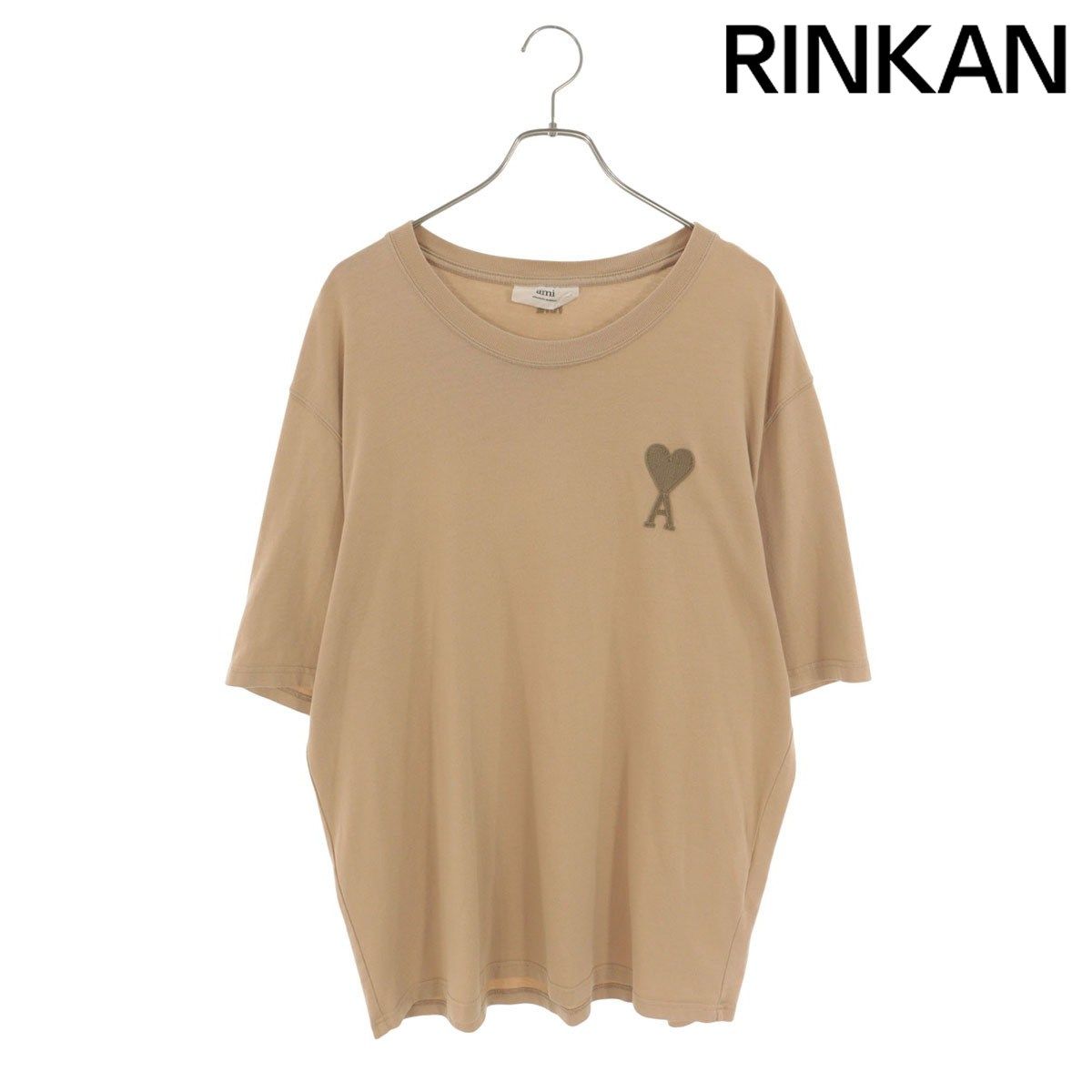 アミアレクサンドルマテュッシ A21HJ128.726 ハートAロゴ刺繍Tシャツ メンズ XXL