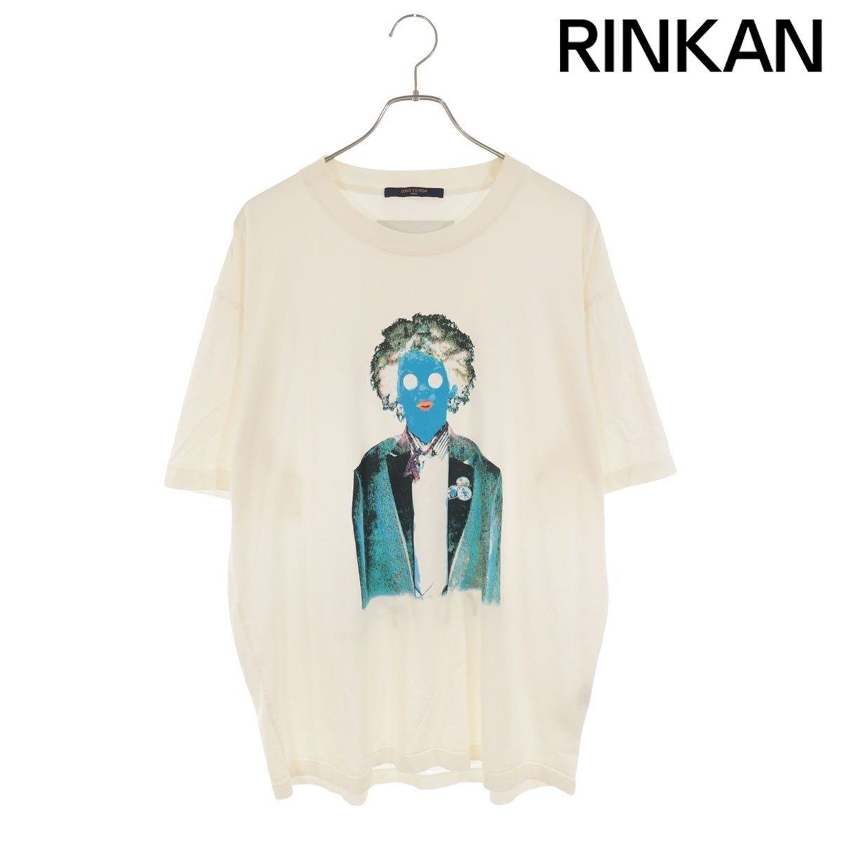 ルイヴィトン RM212 DT3 HLY77W グラフィティプリントTシャツ メンズ XXL