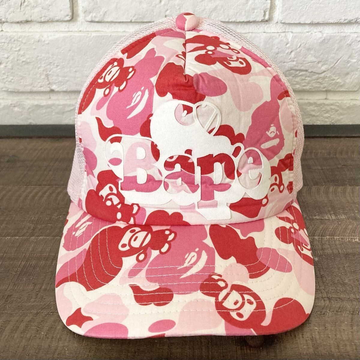 ☆金沢限定☆ BAPE NYC LOGO メッシュ キャップ a bathing ape