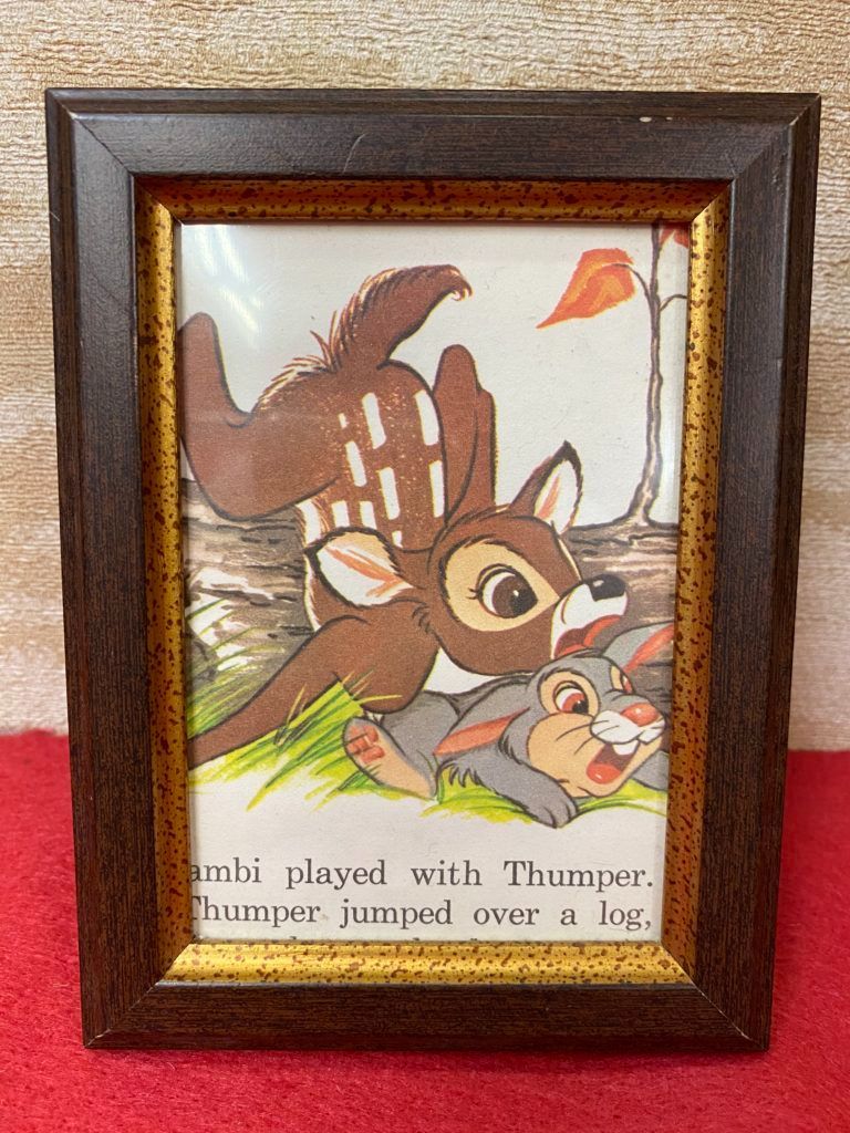 ビンテージ バンビ とんすけ ピクチャーフレーム ☆ ディズニー bambi