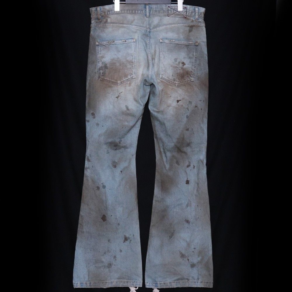 MLVINCE distressed flare jeans サイズ34 インディゴ - メルカリ