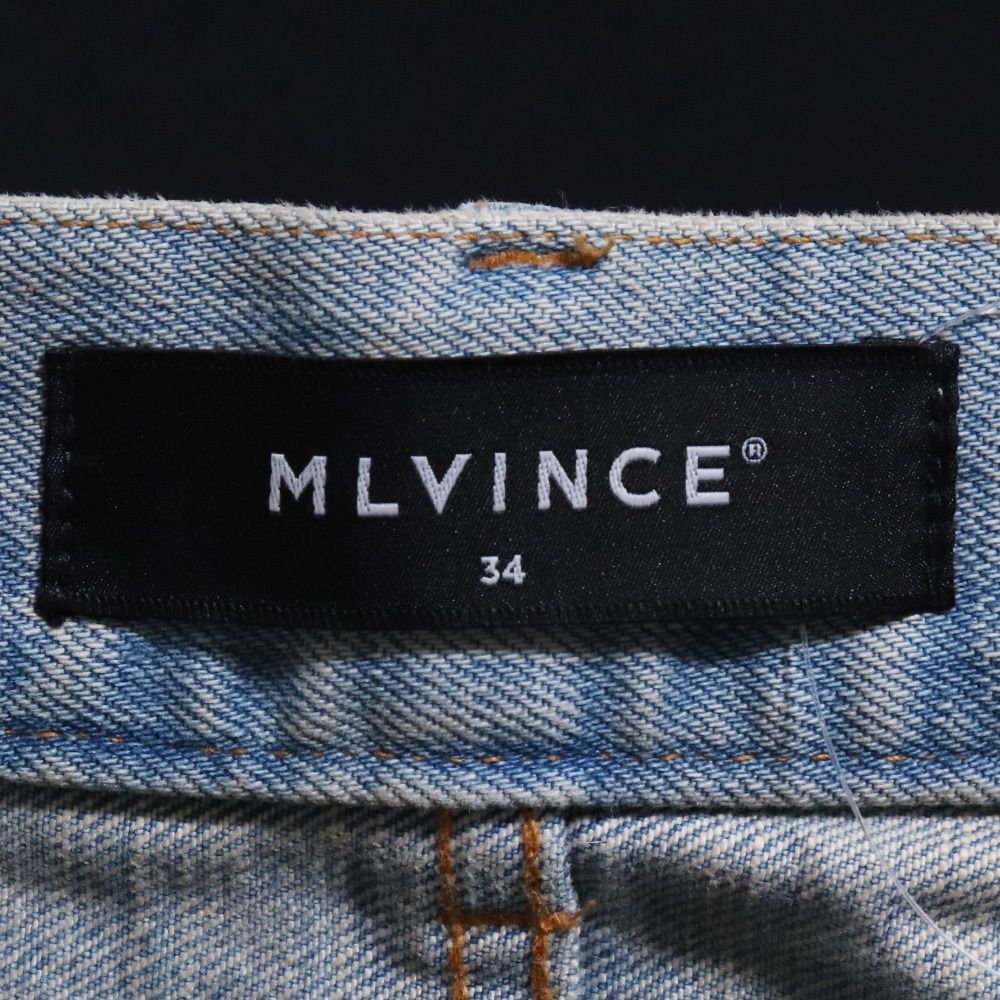 MLVINCE distressed flare jeans サイズ34 インディゴ - メルカリ