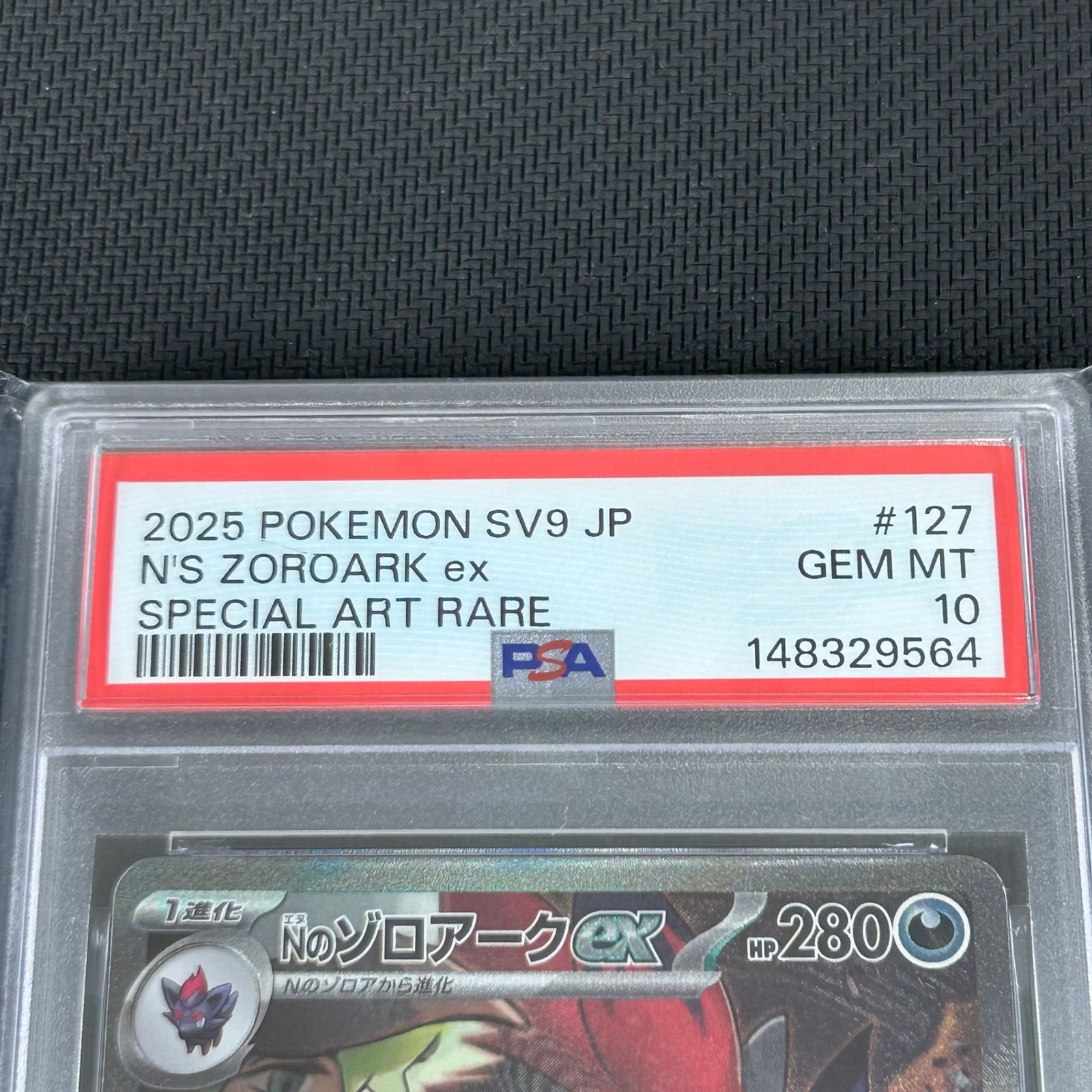 PSA10 ポケカ Nのゾロアークex SAR 127/100/SV9/B バトルパートナーズ