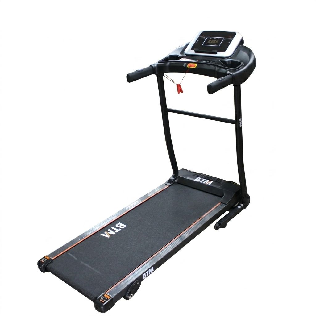 IS703)BTM ランニングマシン G8001 マット付き 時速1~12km 折り畳み 