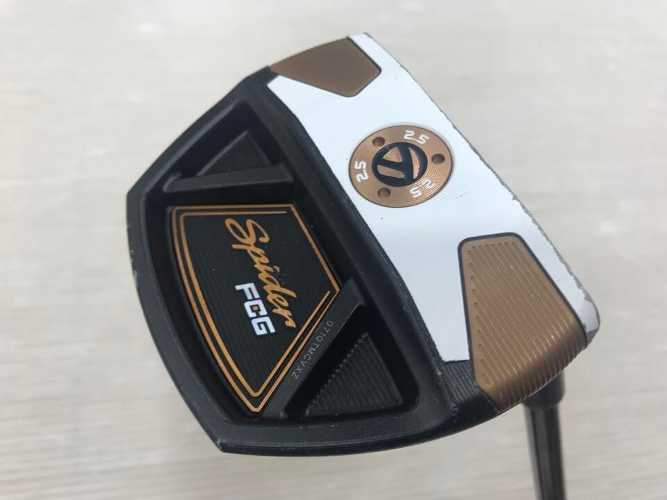 テーラーメイド　Spider FCG BLACK/WHITE CRANK NECK　パター　中古　ゴルフドゥ！成田美郷台店【最短即日発送】