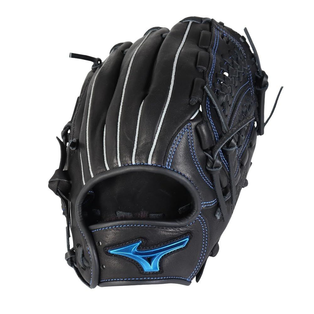 ミズノ（MIZUNO） 少年軟式 グラブ オールラウンド用 野球グローブ ジュニア軟式用ウィルドライブ ブルー SS 1AJGY32500 09（ブラック/ＳＳ/Jr）