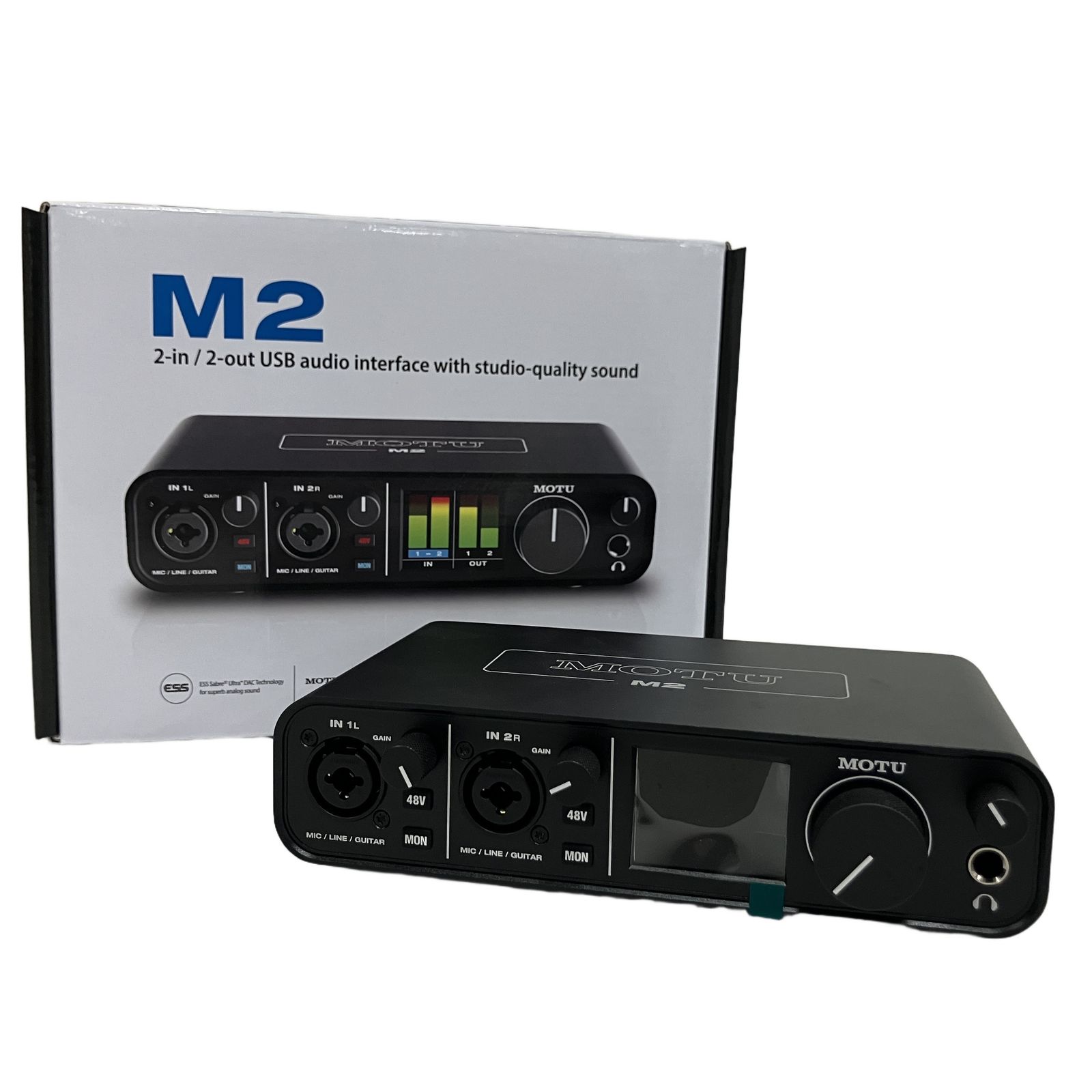 MOTU モツ M2 オーディオインターフェース 音響機材 オーディオ機器 中古 良好 B11355171