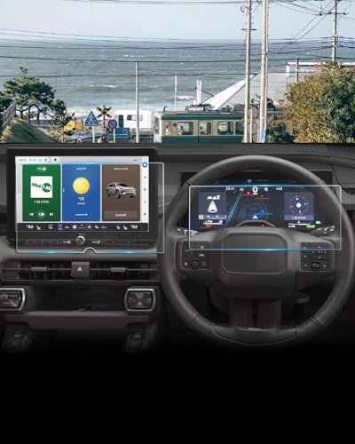 ruiya 【2点セット】反射防止フィルム トヨタ 新型rav4 60系 6代目 保護フィルム 12.9インチ【ナビ+メーター】専用 ナビ ガラスフィルム メーターフィルム rav4 60 60系 セット RAV4 60系 ディスプレイオーデ d95ee634