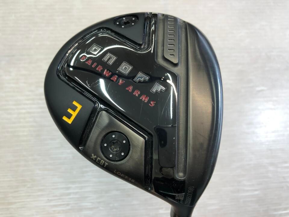 グローブライド　ONOFF FAIRWAY ARMS KURO 2024　15度　CBT:624F　Sフレックス　フェアウェイウッド　中古　ゴルフドゥ！NEXT昭島武蔵野店【最短即日発送】
