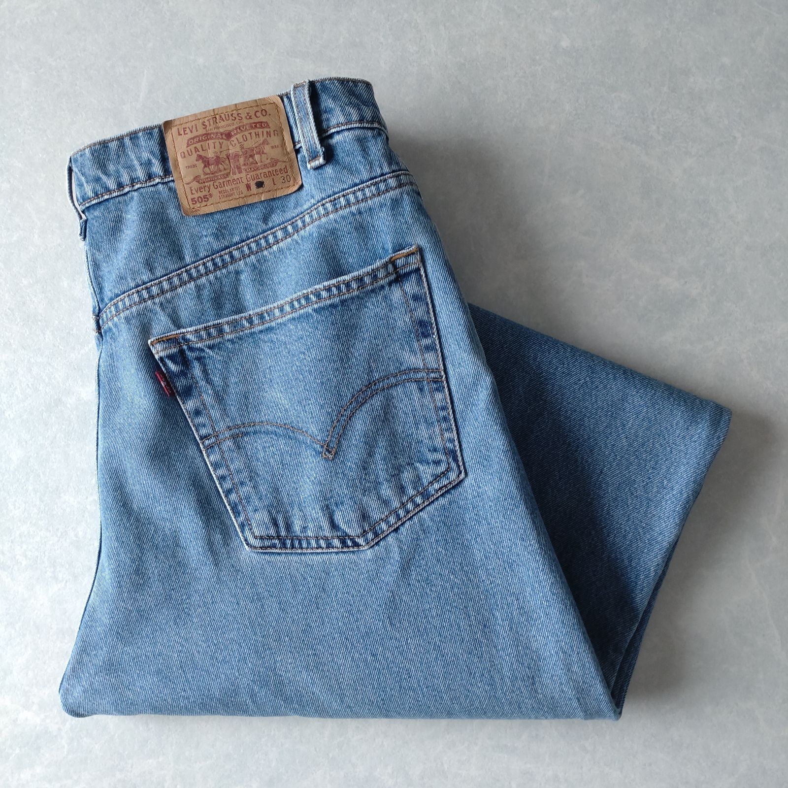古着 Levi´s リーバイス 505 ジーンズ デニムパンツ REGULAR FIT 98年製 実寸W36L30【L6365】