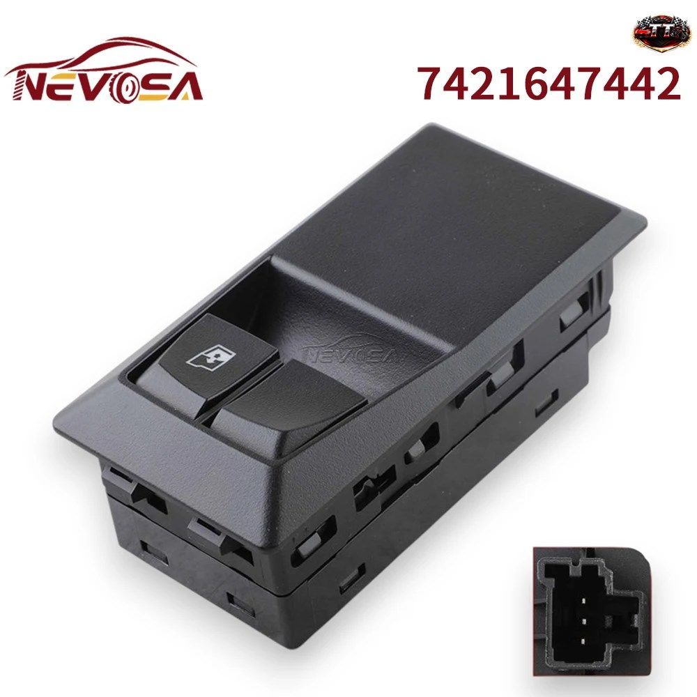 12V 7421647442 電動パワーウィンドウスイッチ ルノー マグナム トラック 7423394176 21647442 19206