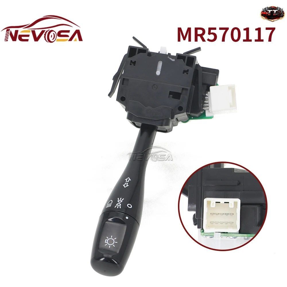 ターンシグナルランプヘッドライトスイッチ 三菱パジェロ モンテロIII V77 2000-2006 アウトランダーI ランサーIV MR459891 MR570117 6,846円