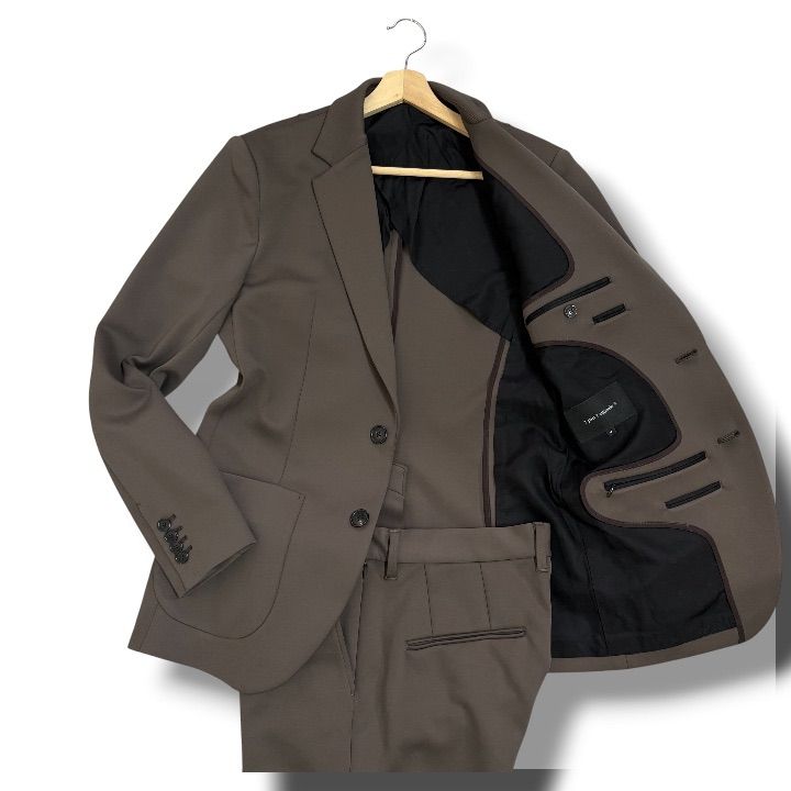 未使用級 1PIU1UGUALE3 ウノピゥウノウグァーレトレ TRAVEL JKT セットアップ 現行 イージー ストレッチ スーツ L