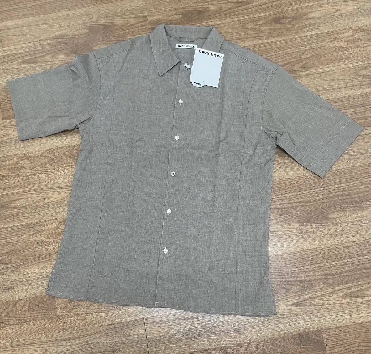 INSILENCE インサイレンス 半袖 シャツ SAND BEIGE mサイズ