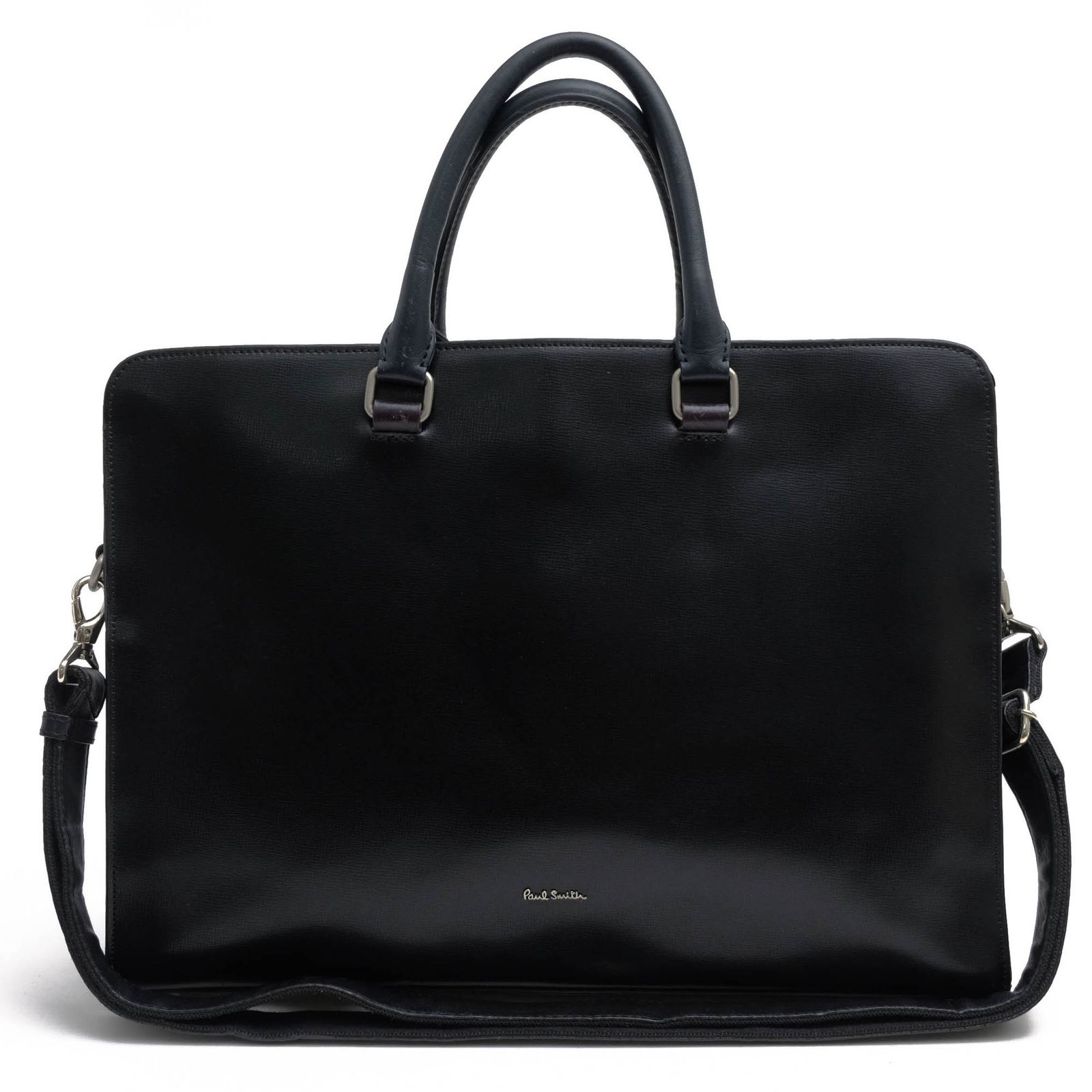 ポールスミス／Paul Smith バッグ ブリーフケース ビジネスバッグ 鞄 ビジネス メンズ 男性 男性用 レザー 革 本革 ブラック 黒 PSR863 シティハイライトビジネス A4サイズ収納可 2WAY ショルダーバッグ